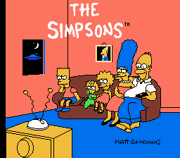 The Simpsons - Bart vs. the Space Mutants Title Screen